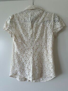 Sanctuary lace shirt, pearl snaps